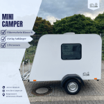 Mini Camper – kompakter 750 kg Kofferanhänger und Wohnwagen als leichter Anhänger für individuelles Camping mit Führerschein Klasse B