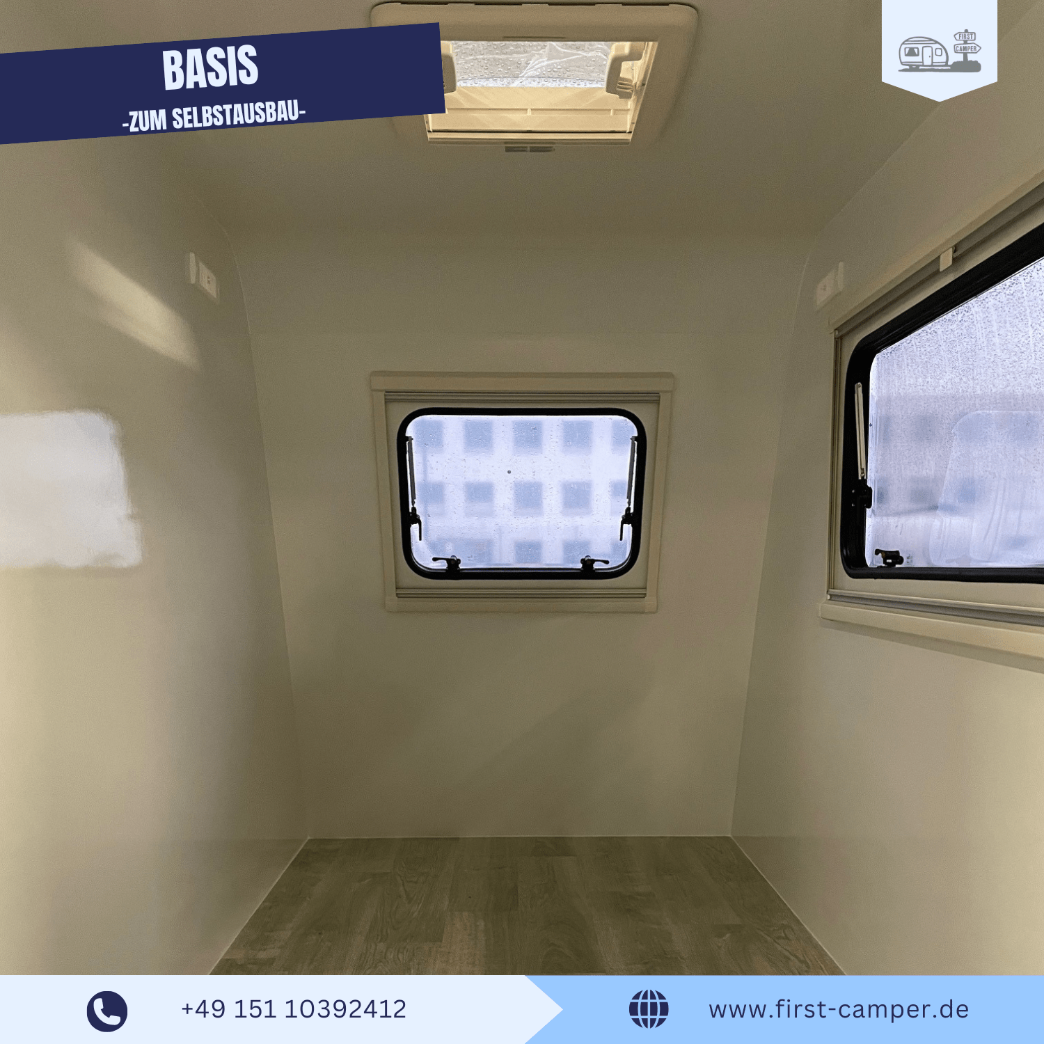 Medi Camper – leichter 750 kg Mini Wohnwagen als kompakter Camping Anhänger für Reisen mit Führerschein Klasse B