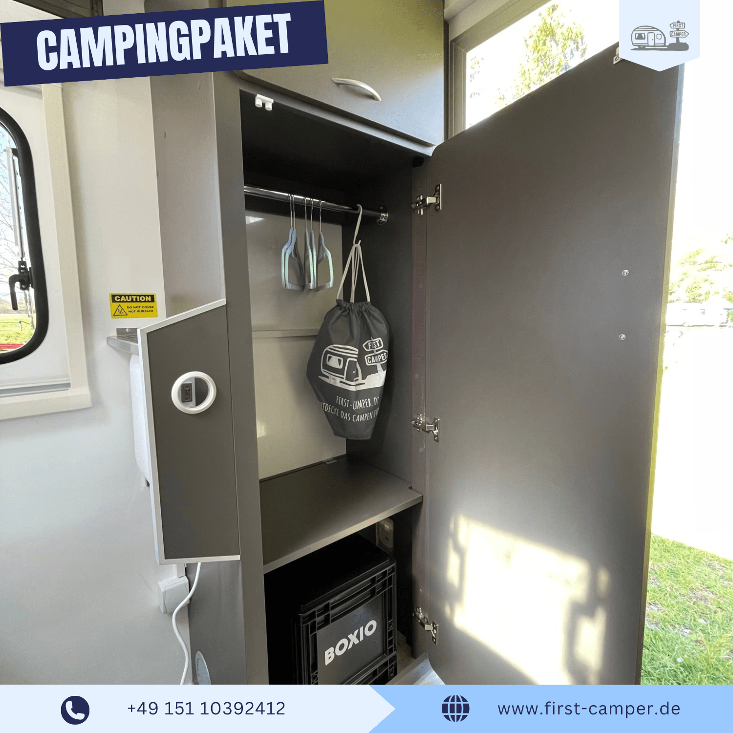 Medi Camper – Mini Wohnwagen als kompakter Kofferanhänger für Reisen mit Führerschein Klasse B