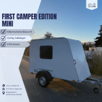 Mini Camper Tiny Trailer mit leichtem Aufbau und modernem Design