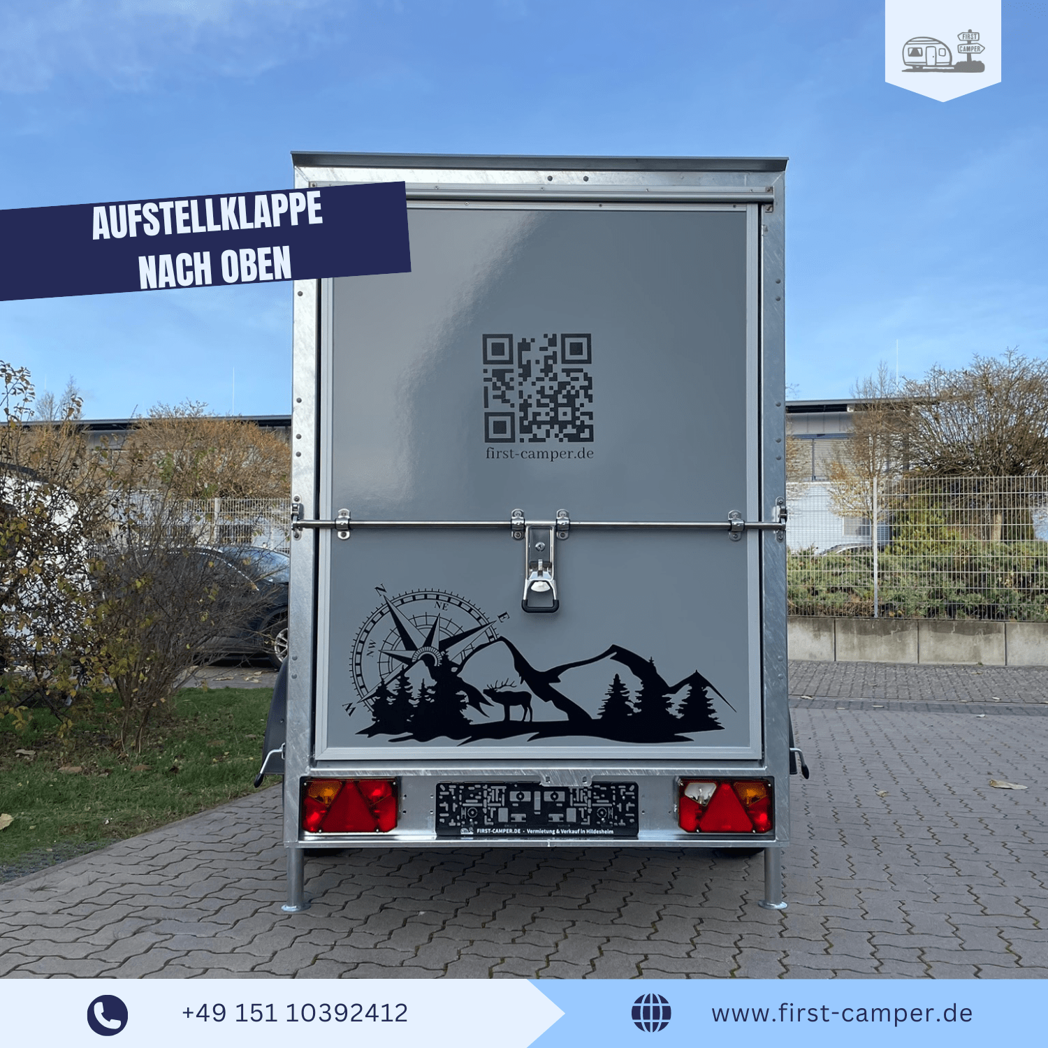 Adventure Camper Heckklappe zum Aufstellen – zusätzliche Kopffreiheit im Tiny Camper