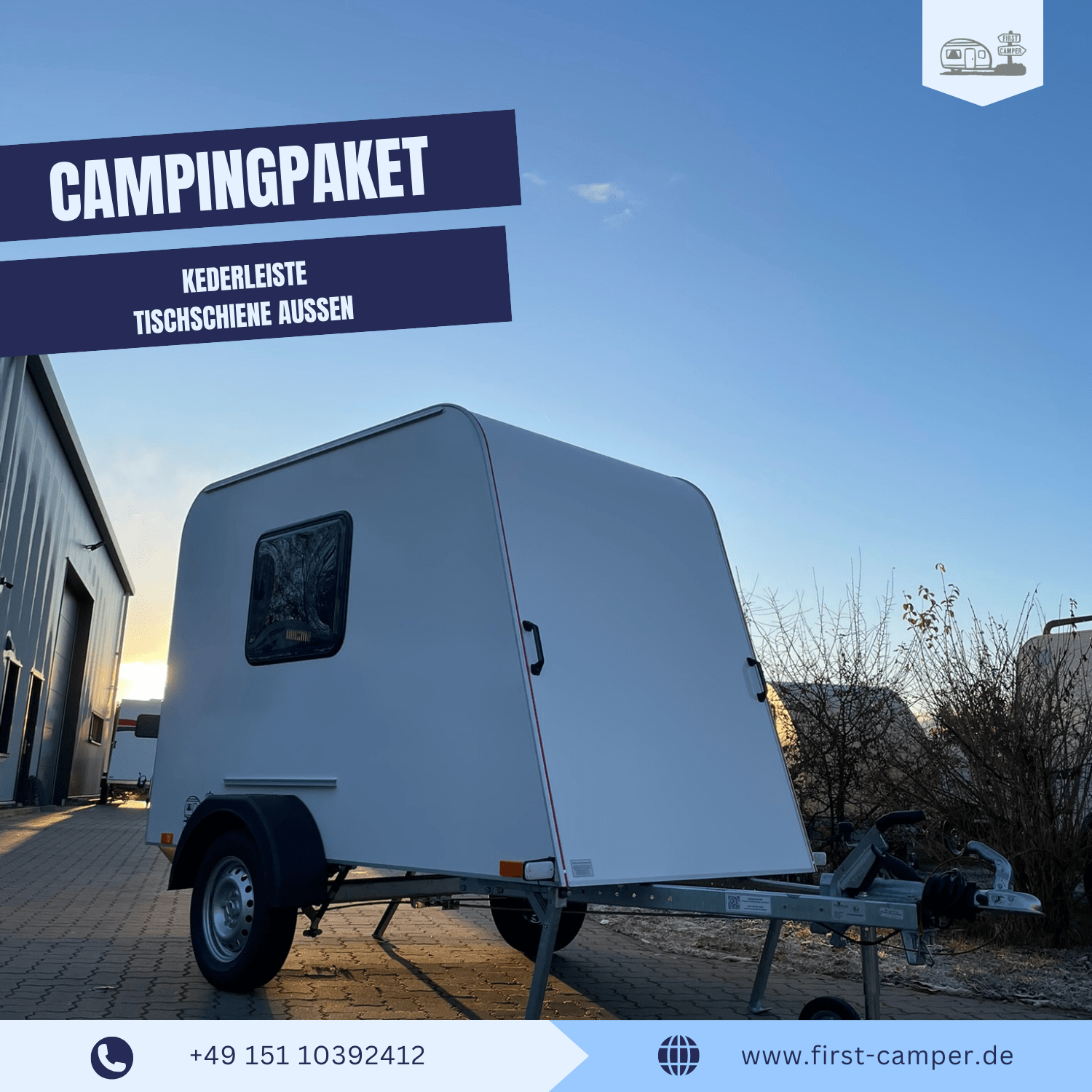 Mini Wohnwagen First Camper Edition – 750 kg Camper in kompakter Bauweise