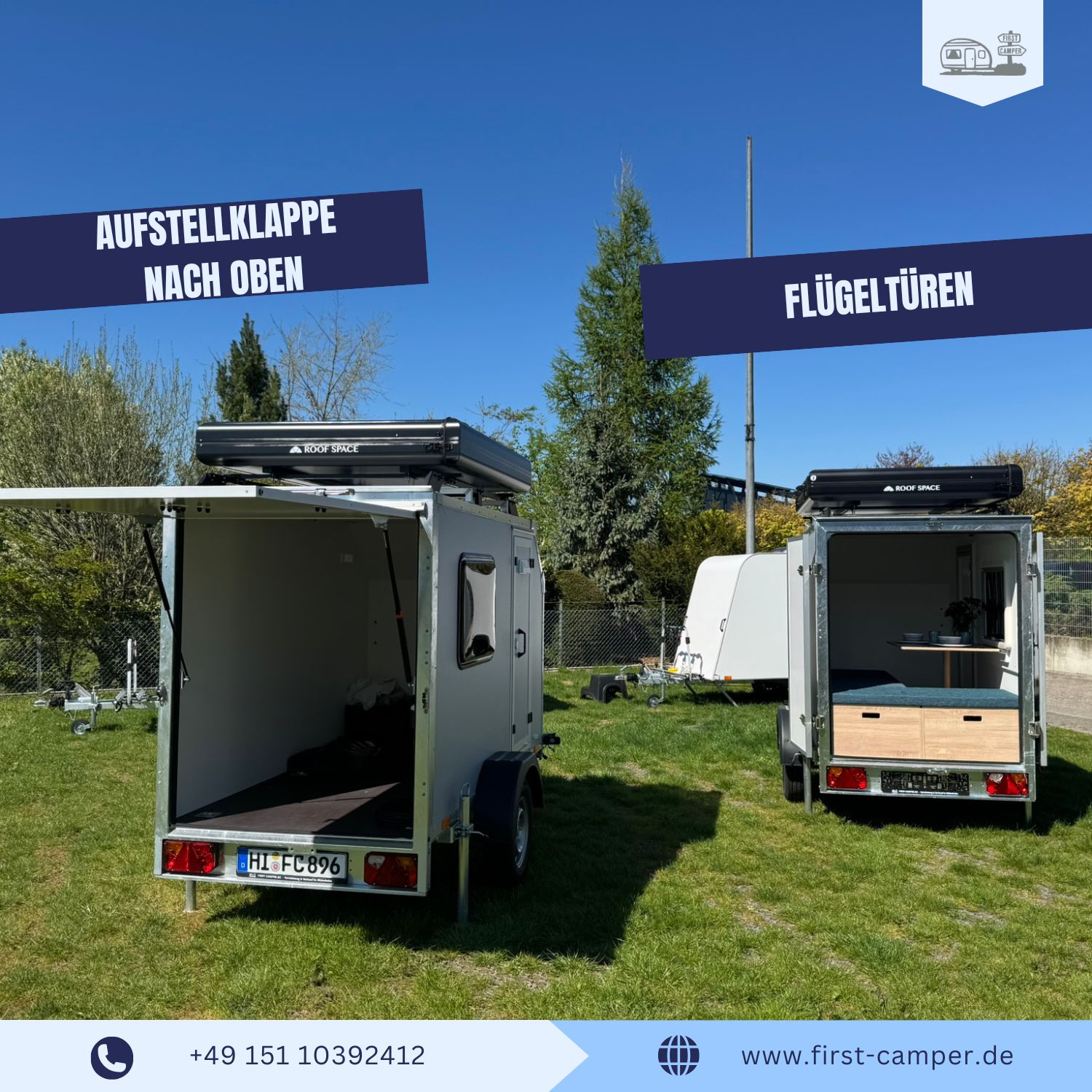 Adventure Camper Micro Camper 750kg mit Dachzelt-Option