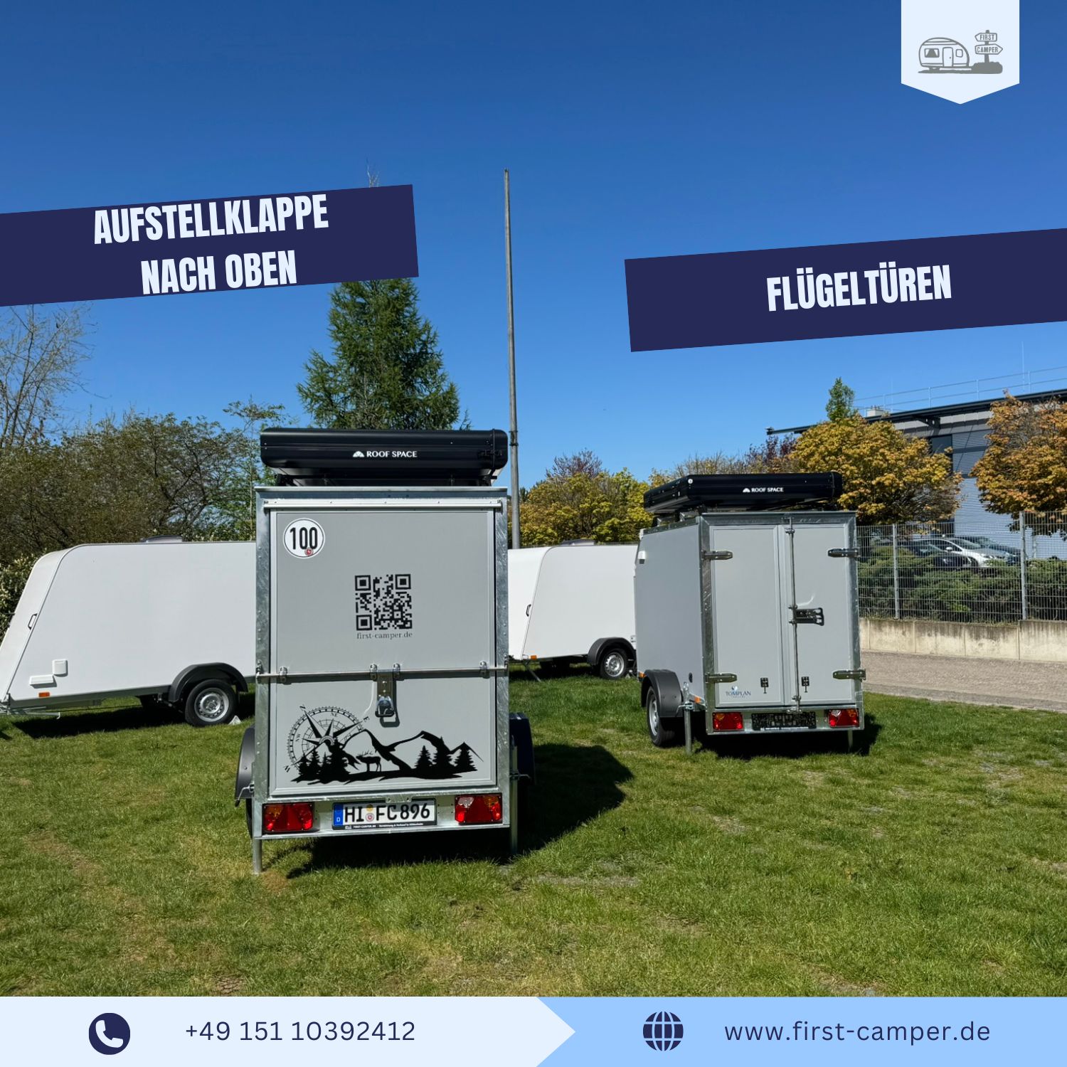 Mini Wohnwagen Adventure Camper Dachzeltanhänger kaufen bei First Camper