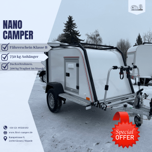 Nano Camper für Dachzelte